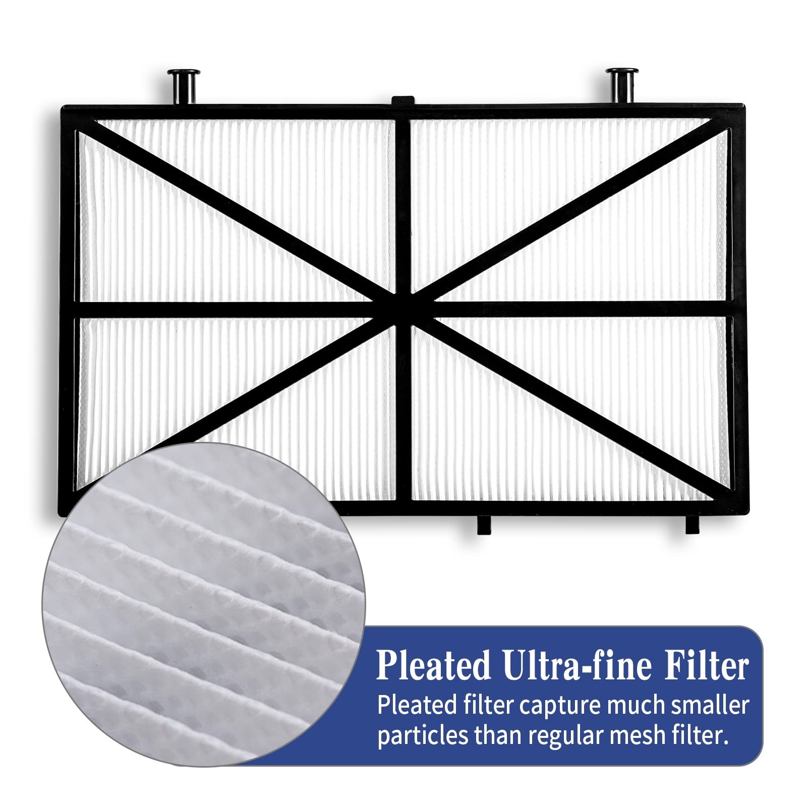 Ultra Fine Pleated Filters for Dolphin Nautilus CC Plus, M200/M400/M500 – 4 Pack