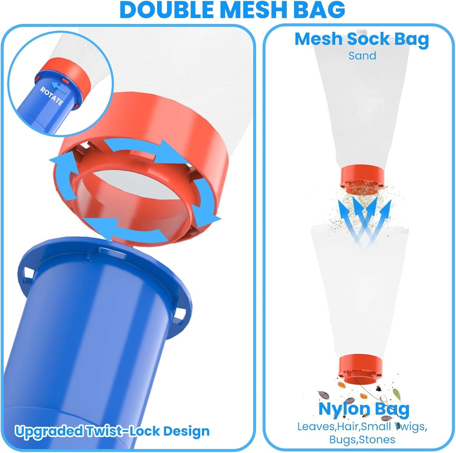 Ultimate Pool Cleaning Solution: Jet Vacuum & Heavy-Duty Brush for All Pools