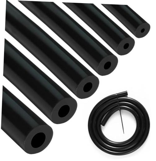 Silicone Vacuum Hose 3mm+4mm+5mm+6mm+8mm+10mm Inner Diameter Black