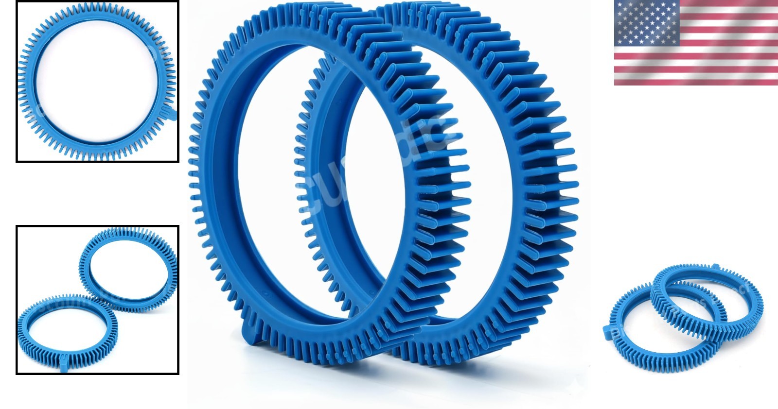 Ultra-Durable 2-Pack Replacement Tires for Poolvergnuegen Models | Optimal Fit