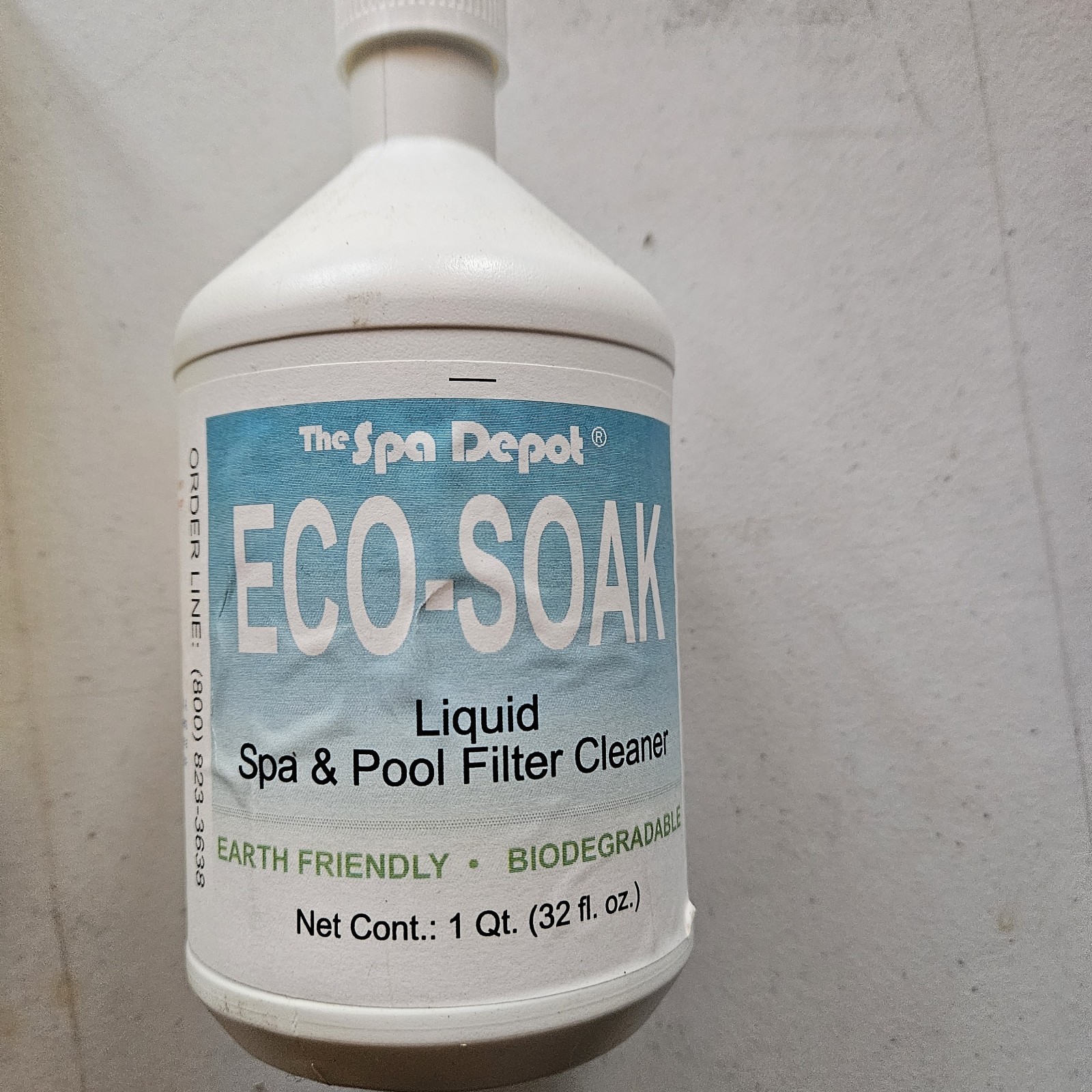 Liquid Spa and Pool Filter Cleaner – 1 Quart by Spa Depot