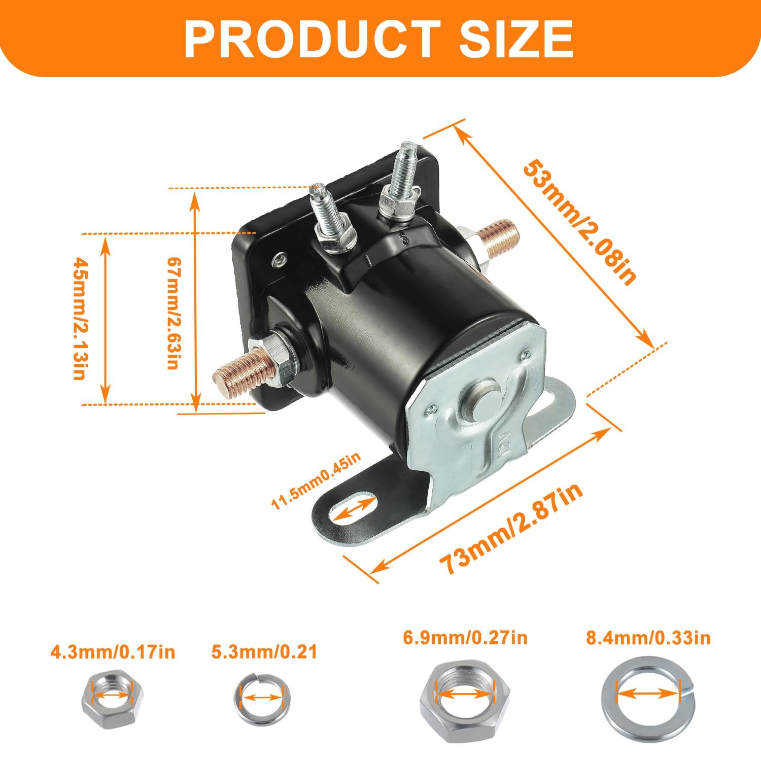 Standard Motor Products SS581T 12V 4-Terminal Heavy Duty Diesel Hot Rod Starter