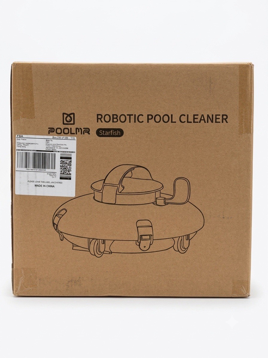 PoolMr Cordless Robotic Pool Cleaner ( Starfish MY-S2-01 )- White