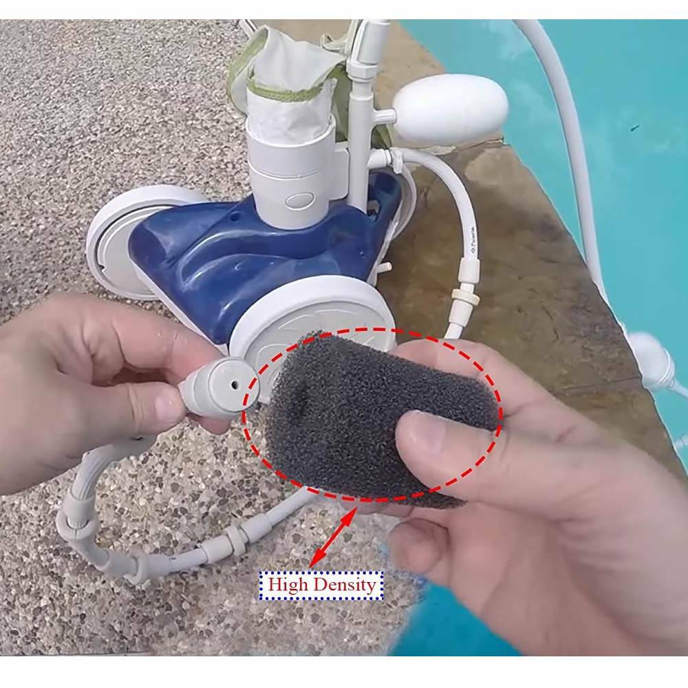 10 Polaris 180 280 380 360 Cleaner Sweep Hose Tail Foam Scrubbers, Long Wearing
