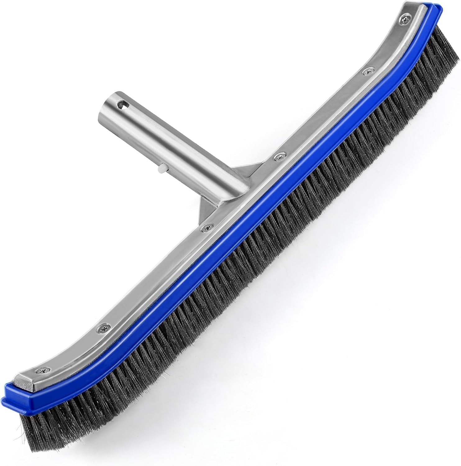 Pool Brush Head | 18&Prime; Heavy Duty Floor Brush | Stainless Steel Brush | Metal …