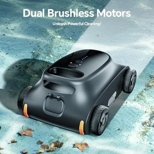 Seauto SAT10 Cordless Pool Vacuum for Inground Pools Floor Only Cleaning Black