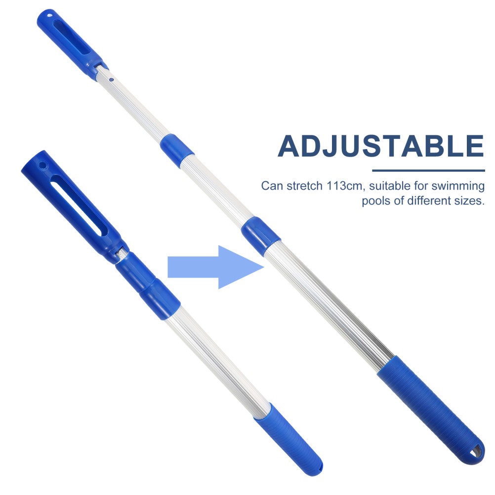 Pool Telescoping Pole Heavy Duty Telescopic Net Adjustable Skimmer Handle