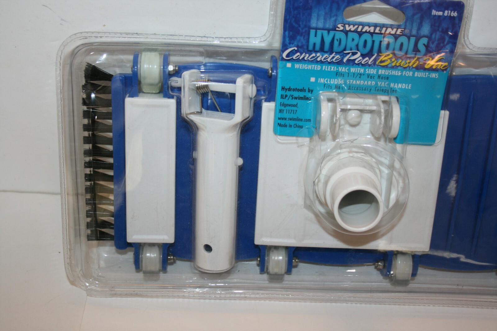 HydroTools by Swimline Weighted Flexible Pool Vacuum Head with Side Brushes 8166