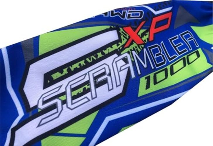 Polaris BLUE High-Performance ATV Shock Protector Covers