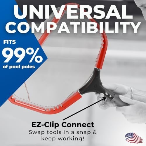 Pool Silt Net 13.5 Inch Fine Mesh 250 Micron Smooth Glide Aluminum Handle