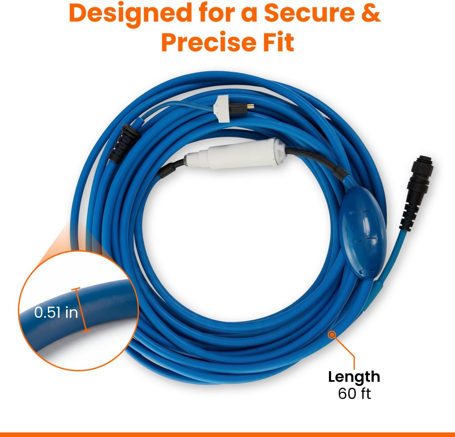 9995884 60ft Cable Compatible with: S100 Nautilus CC (NOT NAUTILUS CC PLUS)