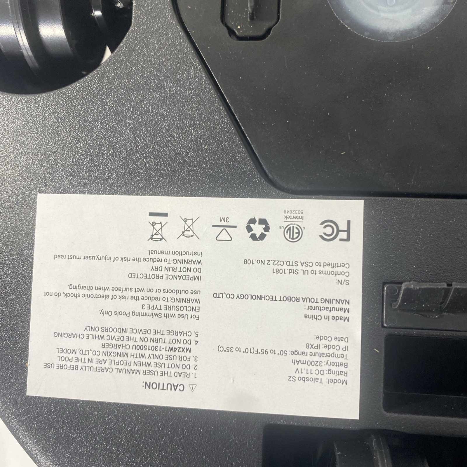 S2 Robotic Pool Cleaner – Dual-Layer Filtration, 90-Min Runtime, Powerful Cordle