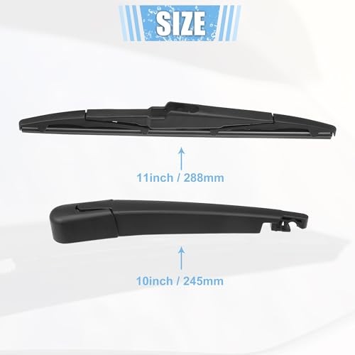 Rear Windshield Wiper Blade Arm Set Back Wiper Assembly Replacement Fit for
