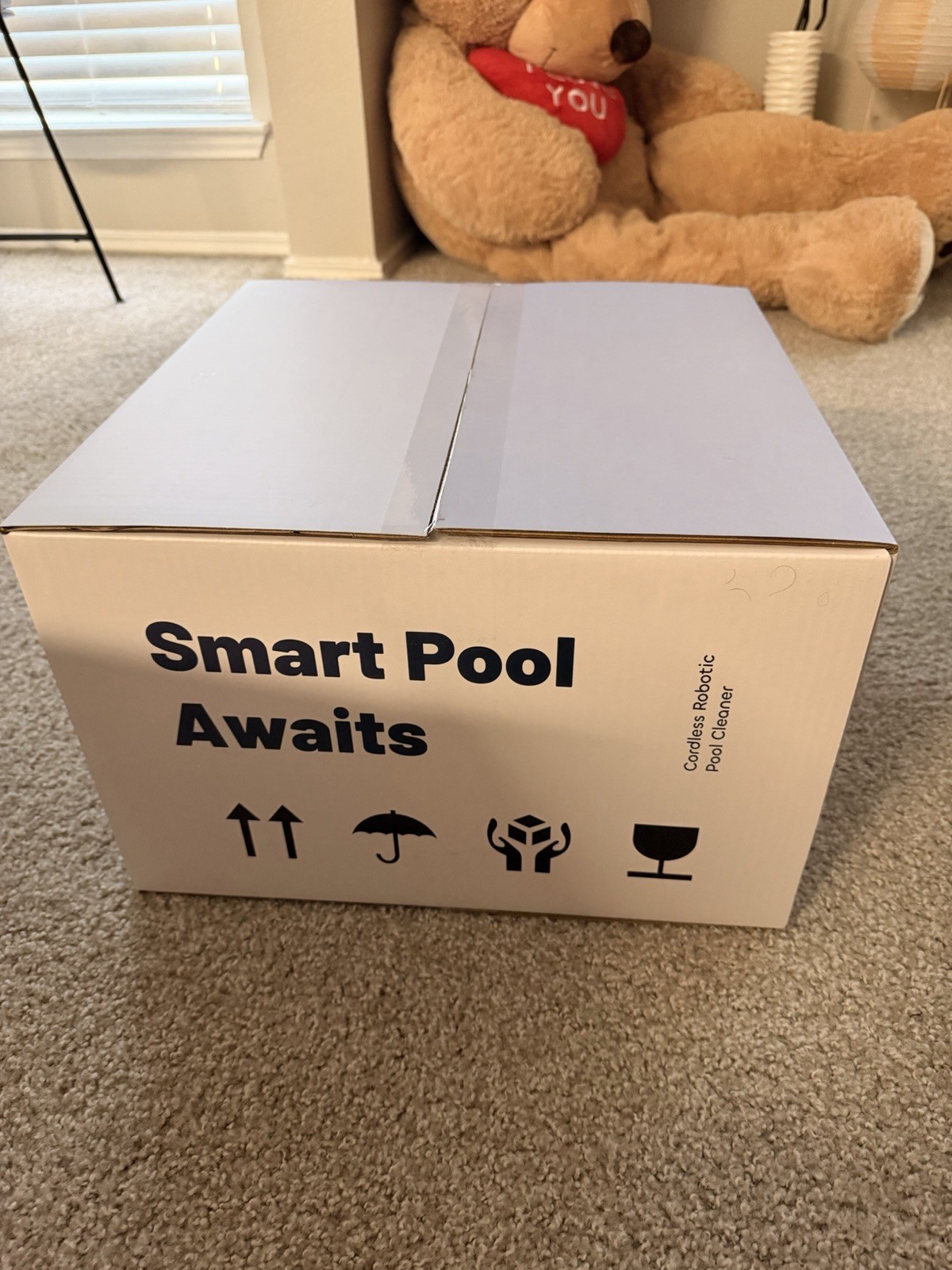 SAT20 Pro Cordless Robotic Pool Cleaner 3Hr 2.5L 3960 GPH Blue/Black