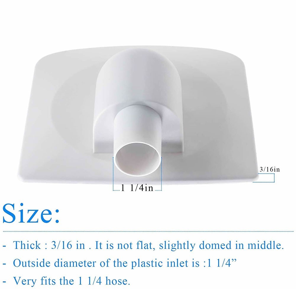 Efficient Vacuum Plate Adapter For Summer Waves Pool Skimmer Filter Pump System