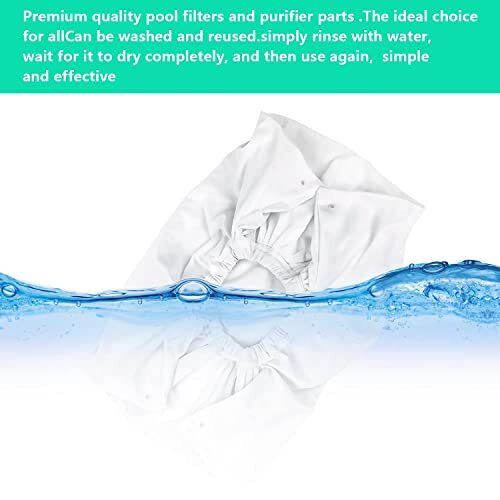 A8111PK/8111/8101 Pool Cleaner Fine Filter Bag Replacement for Aquabot
