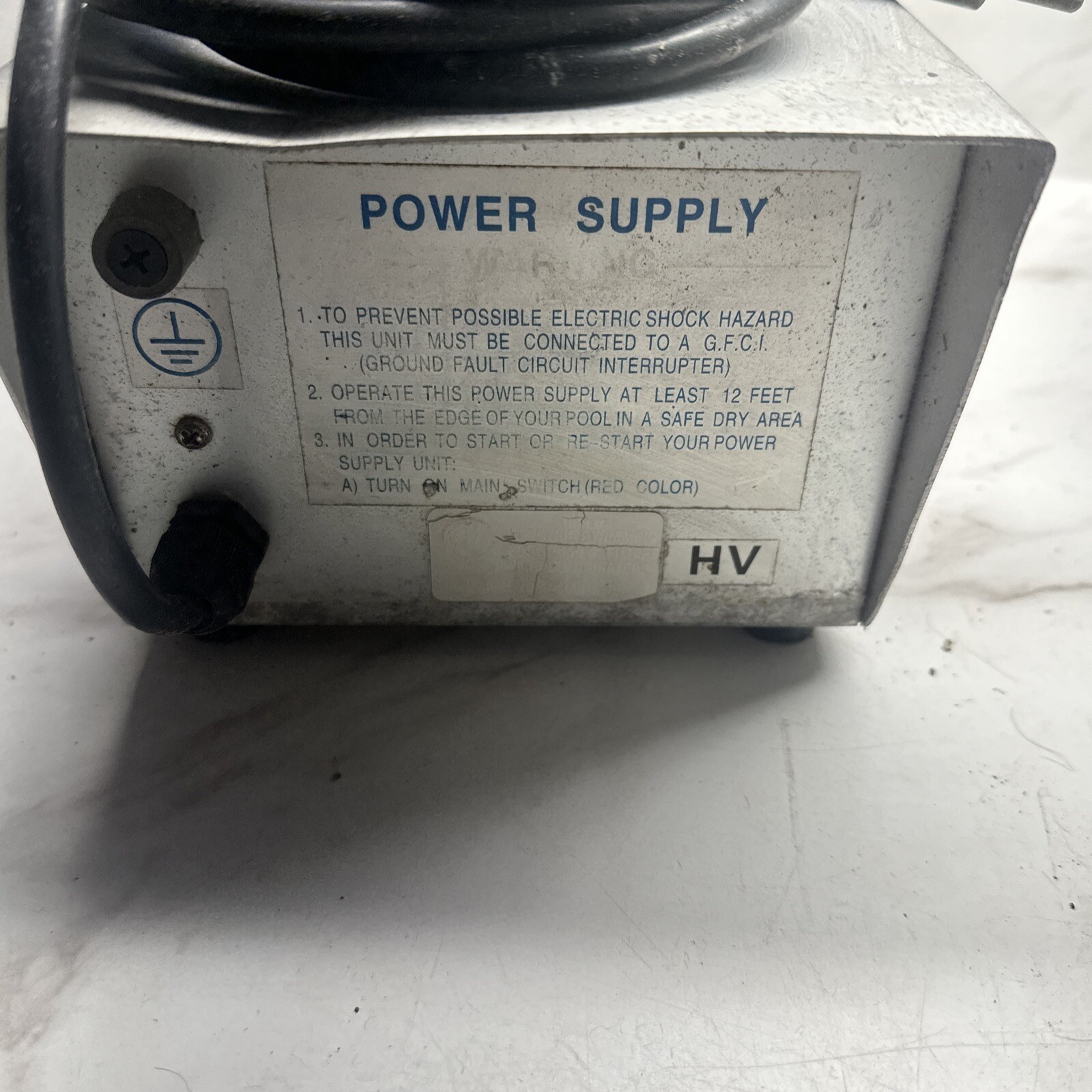 Aquabot Classic & Turbo Supreme Xtreme T2 T4 Power Supply 3 Pin Male 7098D 7073C