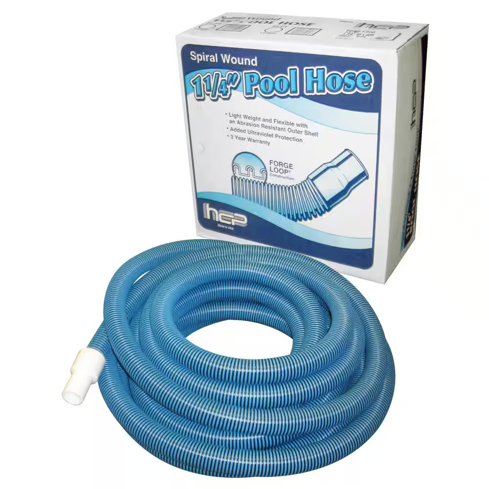 18 Ft. X 1-1/4 In. Vacuum Hose for above Ground Pools