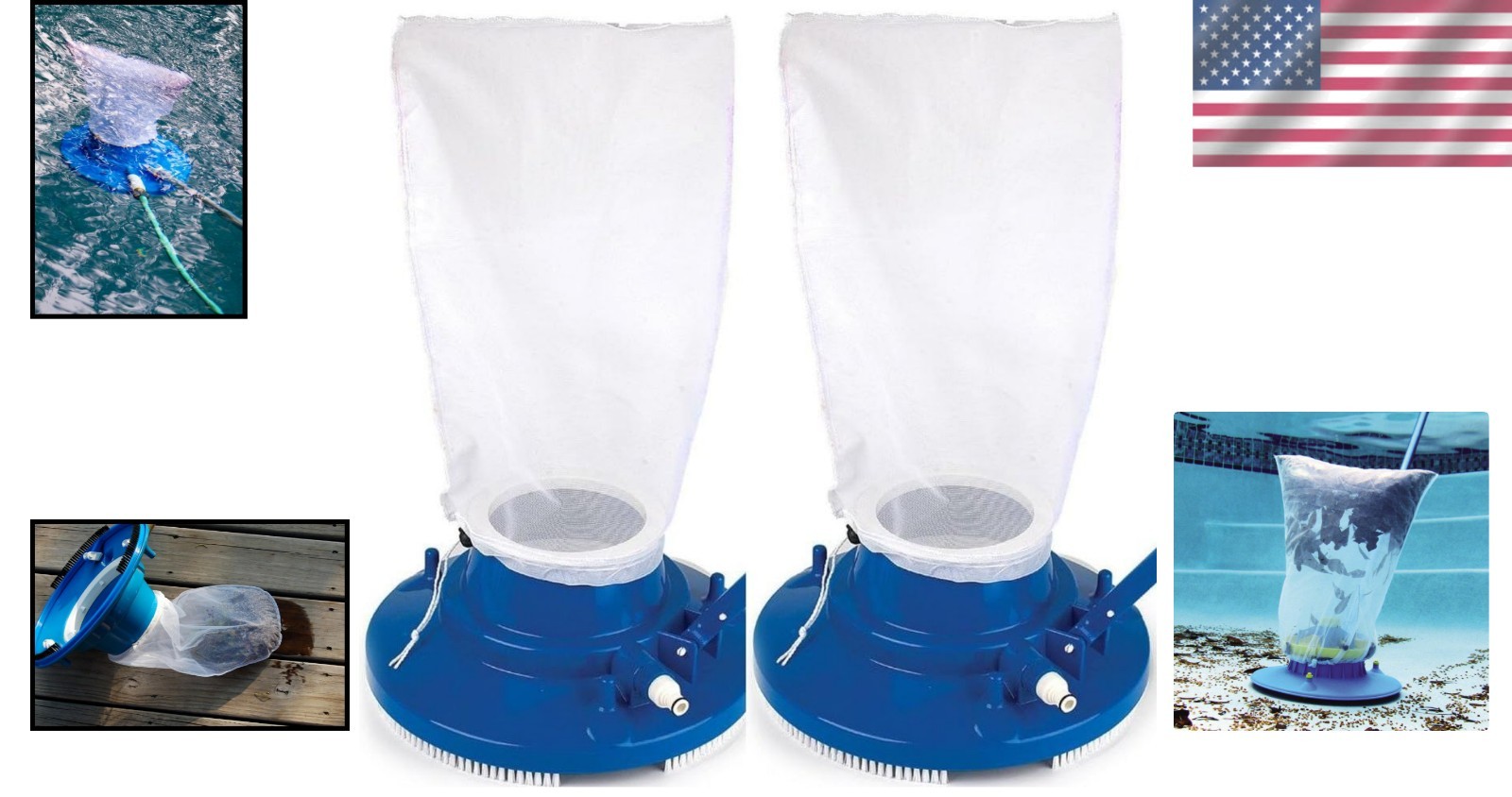 Cost-Effective Replacement Fine Mesh Bag for Pool Leaf Vacuum – 24&Prime; x 16&Prime;
