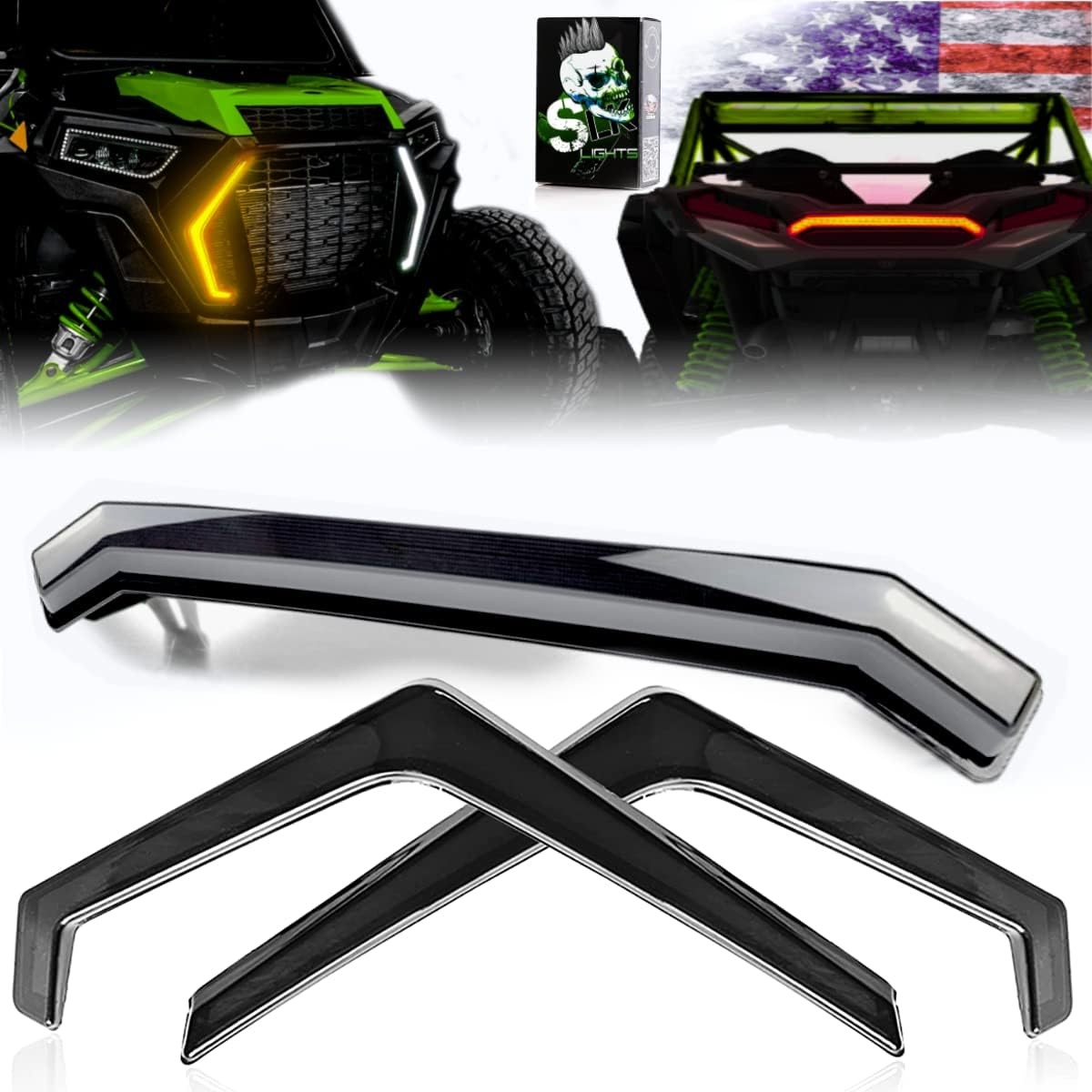 Red LED Tail Light Kit for UTV