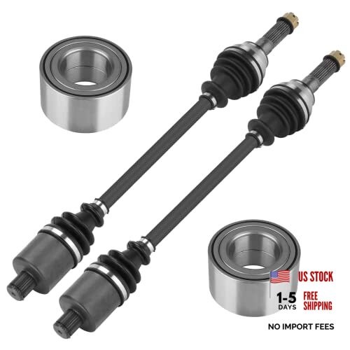 Rear Left or Right CV Axle & Wheel Bearing 2 * Rear CV Axle & 2 * Wheel Bearing