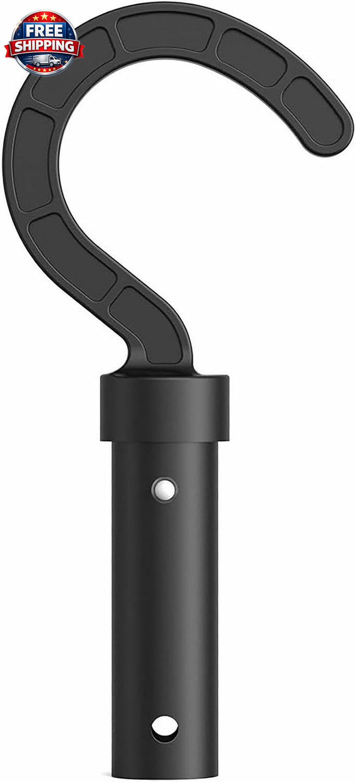 Hook for Robotic Pool Cleaner, Attaches to Telescopic Poles for above Ground and