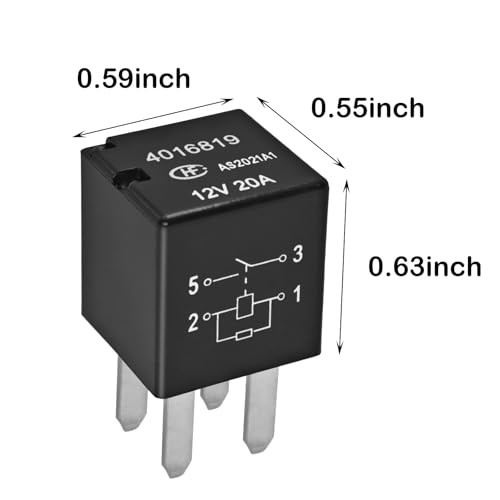 Relay 4016819 (Pack of) – 1VDC0A 4-Pin Automotive Relay for Polaris RZR 570 2