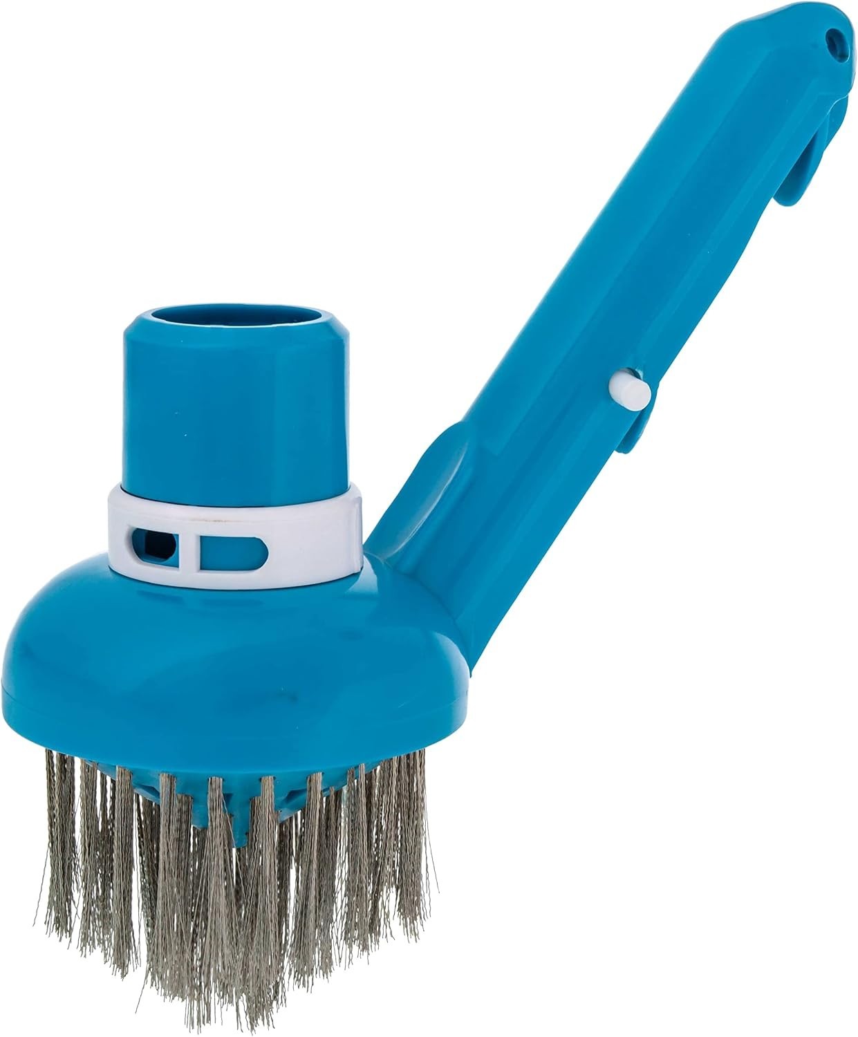 Corner Vacuum Head Brush with Stainless Steel Bristles, Adjustable Suction Ri…