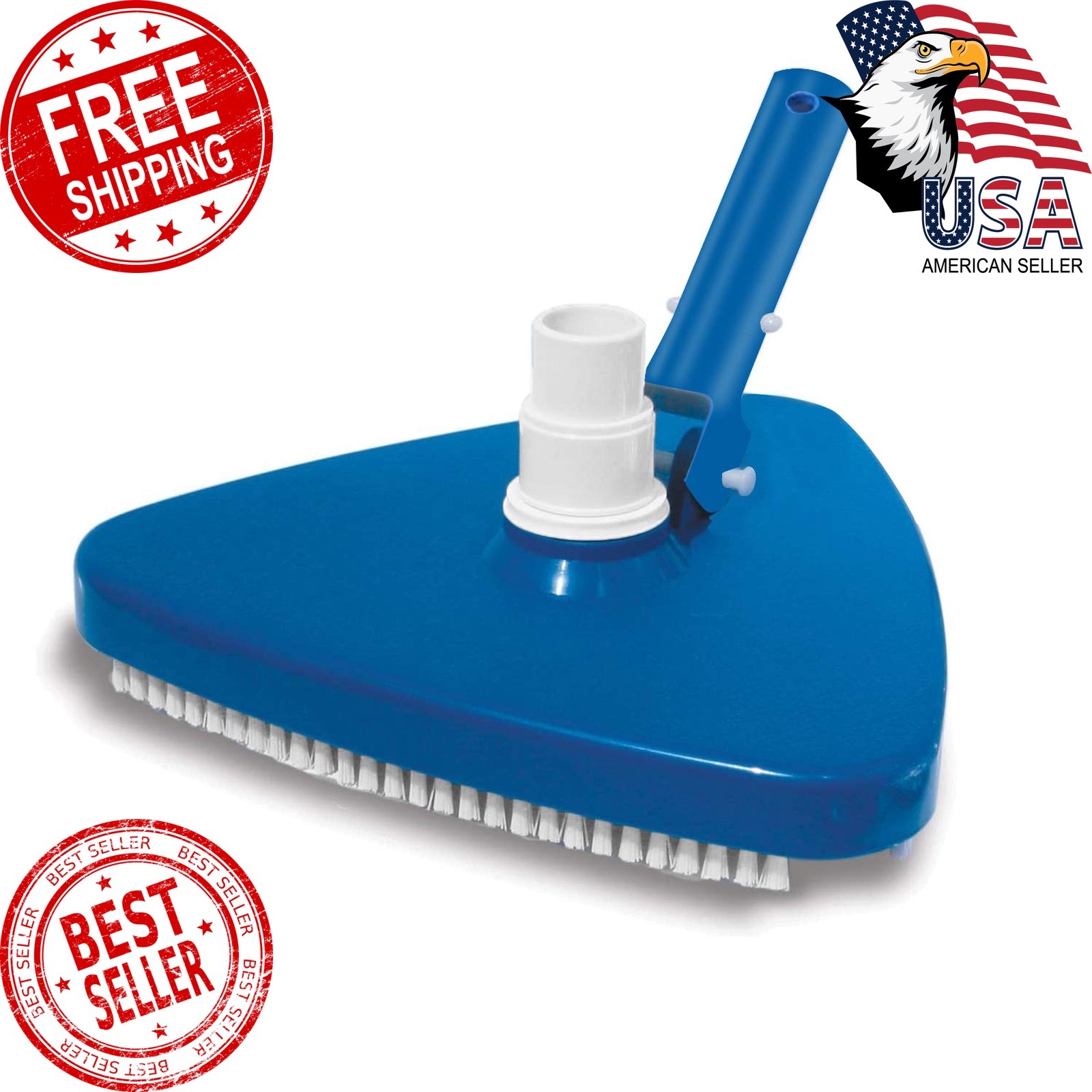 CREPRO Blue Vinyl Pool Vacuum Head