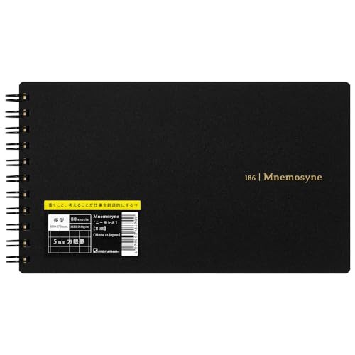 Mnemosyne Notebook- Horizontal 3.94&Prime; x 7.09&Prime; 3.94&Prime; x 6.69&Prime; (Squared) Grid