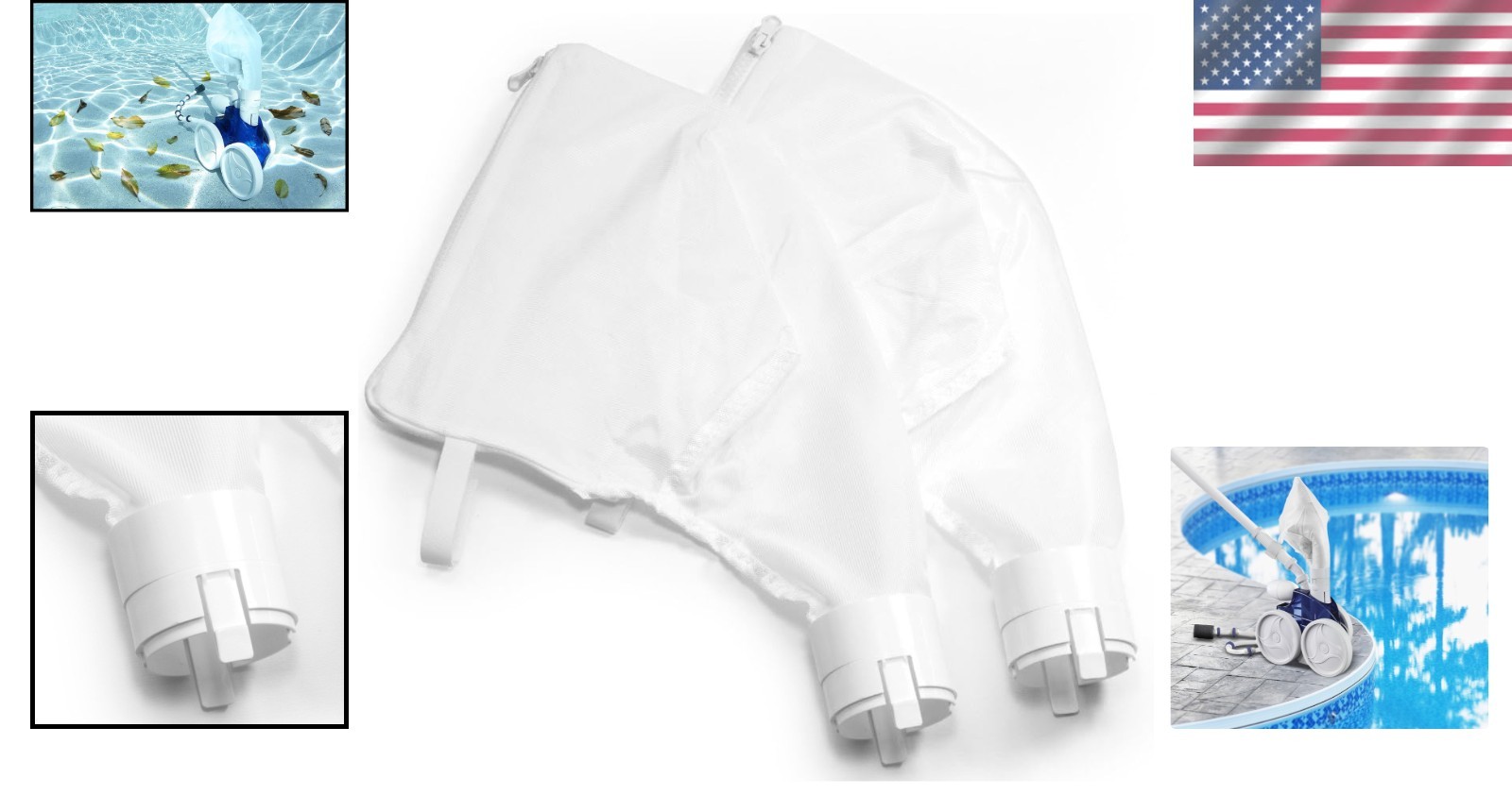 Heavy-Duty 2-Pack Zipper Bags for Polaris 360 & 380 – Easy to Install & Durable