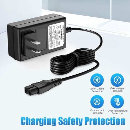 25.2V Charger Adapter for Robotic Pool Cleaner, Cordless Vacuum Power Supply