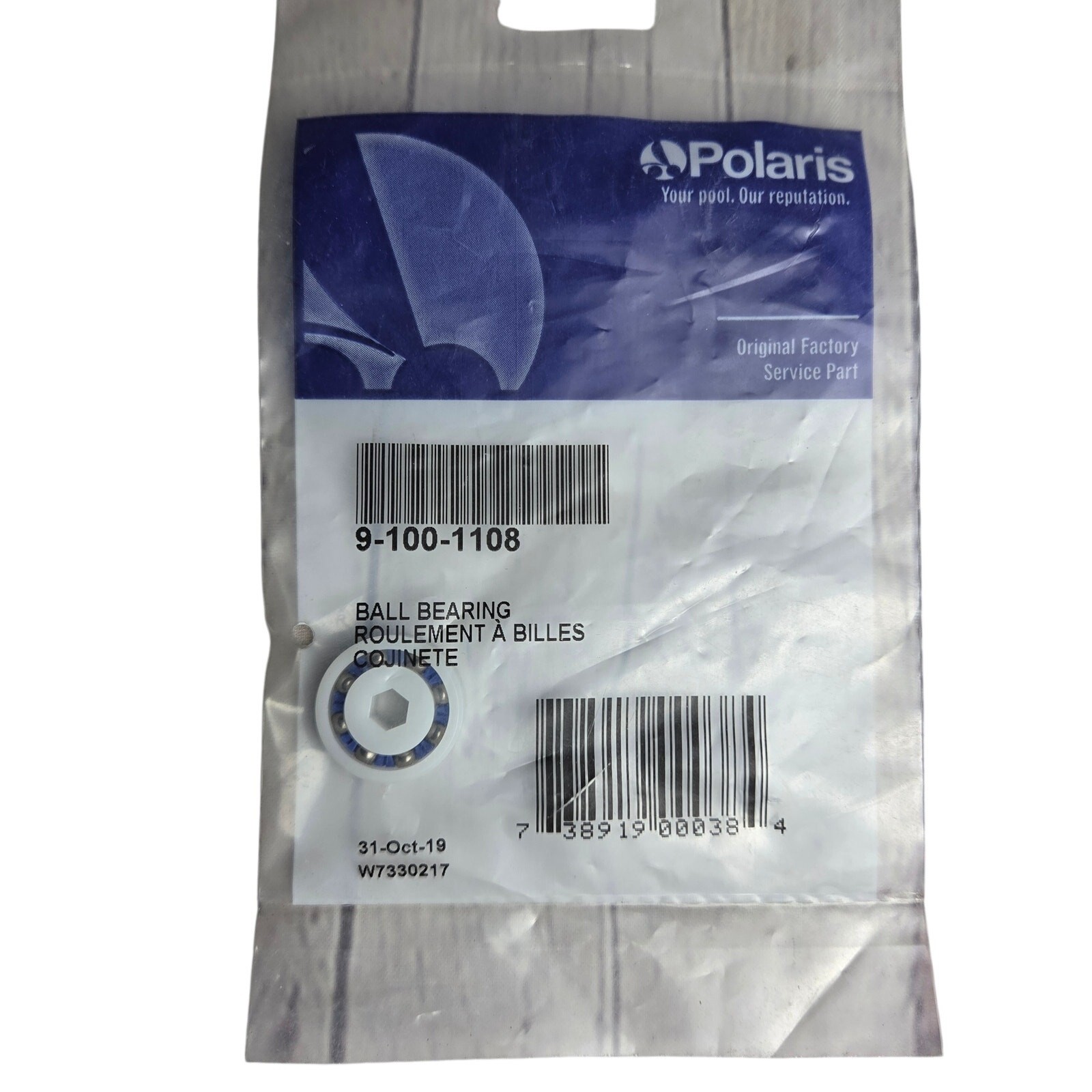 Polaris Ball Bearing 9-100-1108 for Polaris 360, 380 Pool Cleaners OEM Genuine