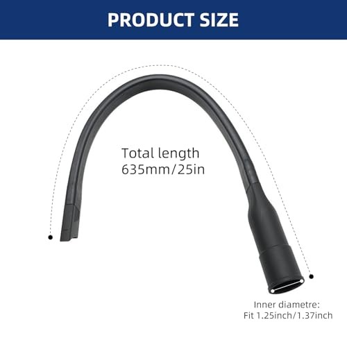 25&Prime; Flexible Vacuum Crevice Attachment Tool for Vacuum Hoses All 1-1/4&Prime; or 1