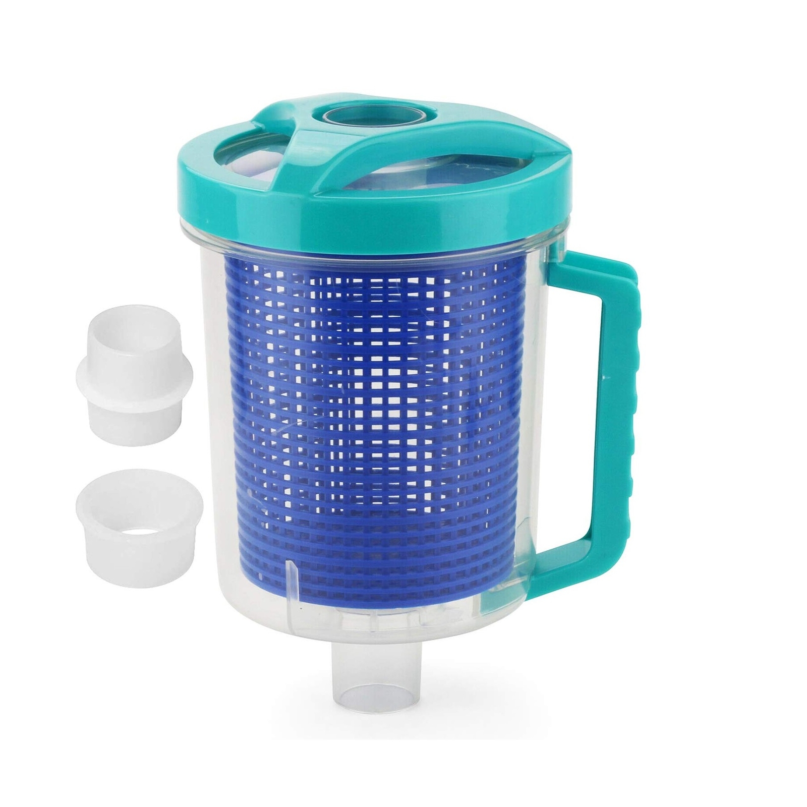 Pool Leaf Canister Catcher with Mesh Basket, in-line Leaf Catcher for Pool Sp…