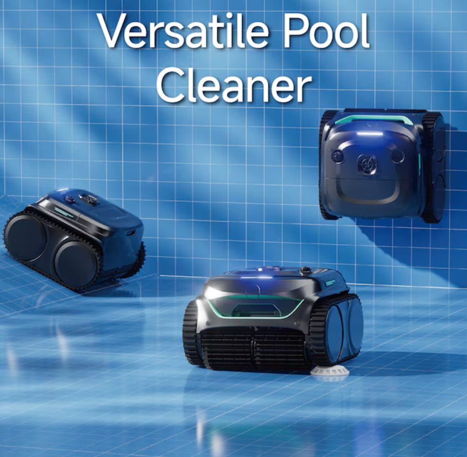WYBOT C2 12in Robotic Pool Vacuum Cordless App Control FreeShipping