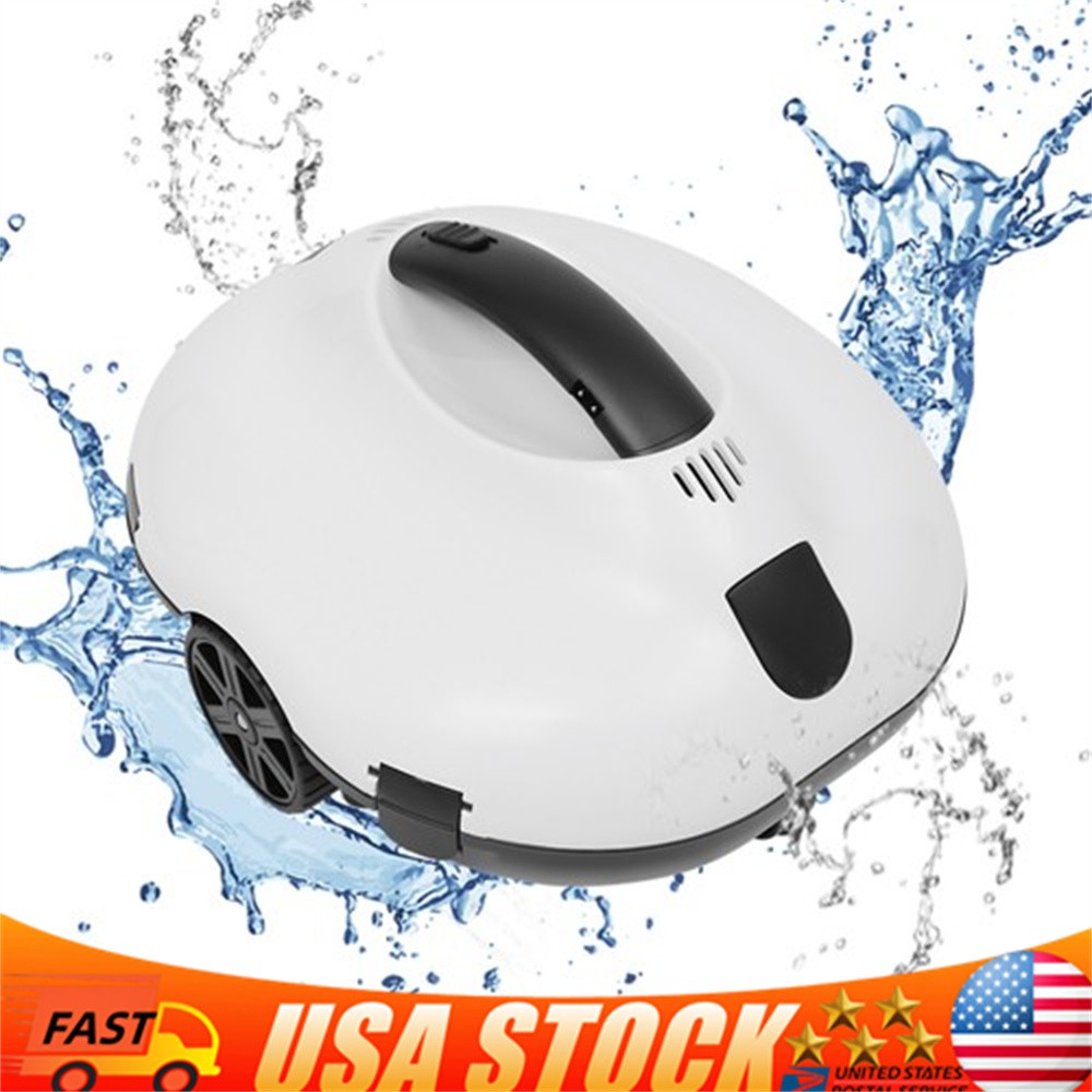 Automatic 130Min Cordless Robotic Pool Cleaner for Inground & Above Ground Pool