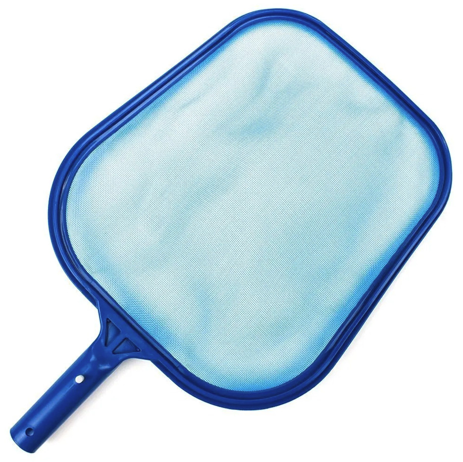 1PC Leaf Rake Mesh Frame Net: Pool Spa Skimmer Cleaner for Debris Removal – NEW