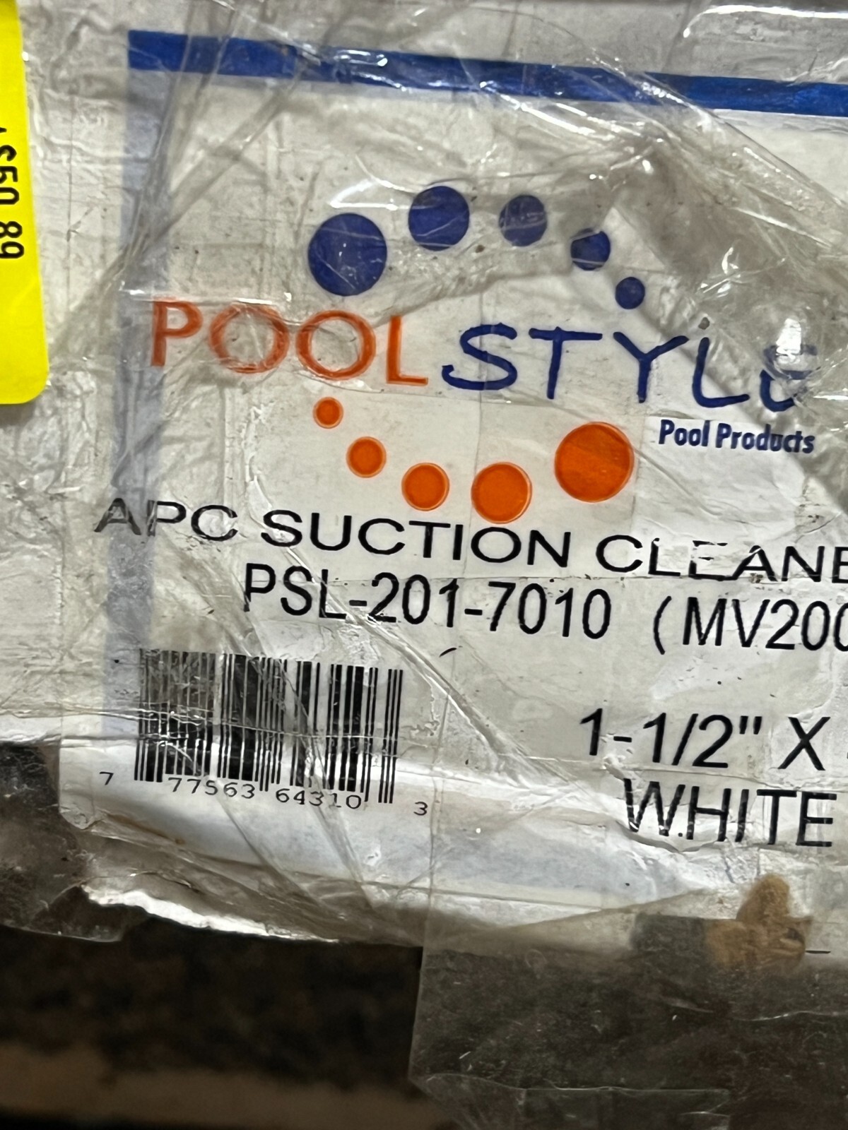 (QTY 8) Poolstyle APC SUCTION Cleaner Leader Hose 1-1/2&Prime; x 4 ft, PS485