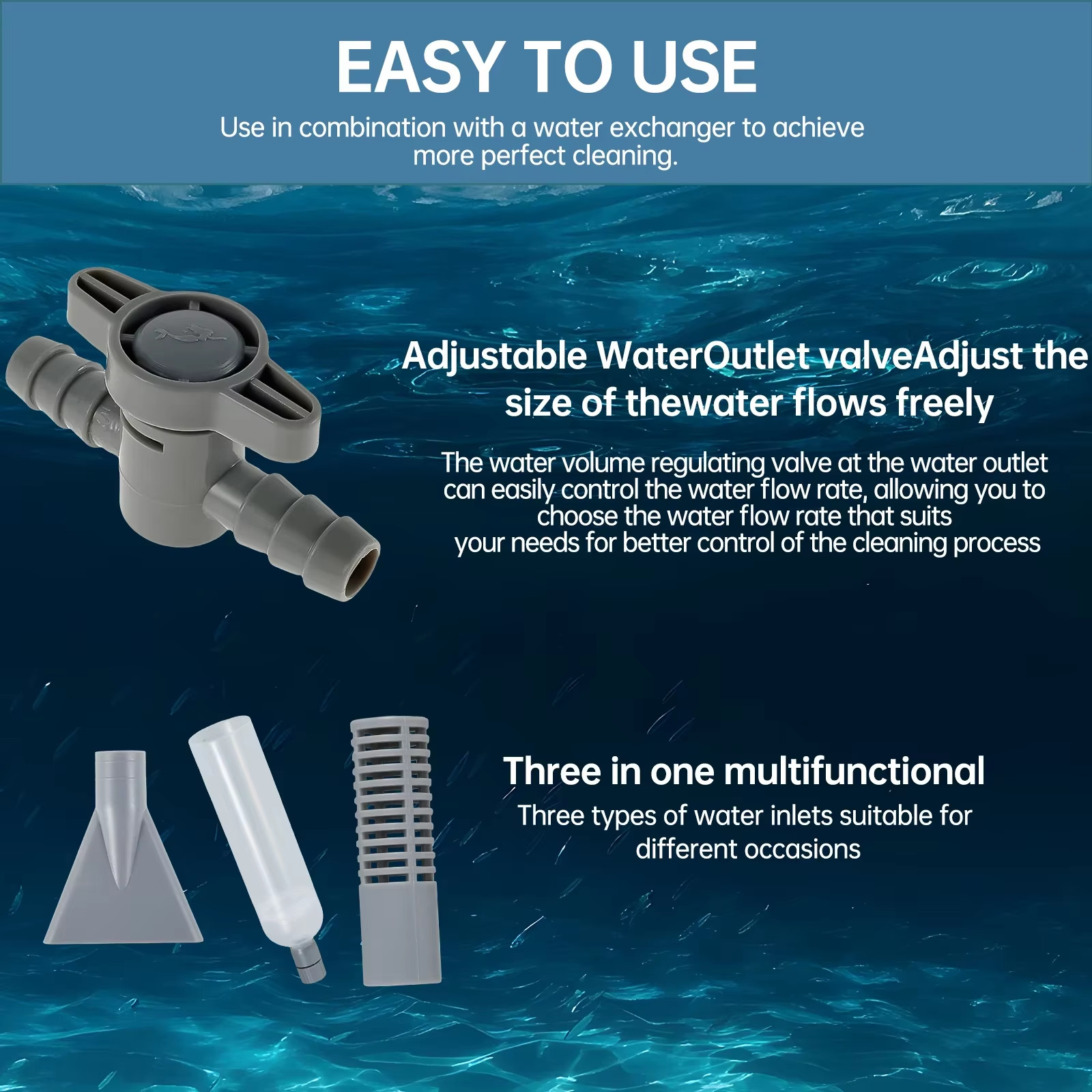 Hot Tub Vacuum Cleaner 10Ft Swimming Pool Vacuum Cleaner Manual Handheld Spa Vac