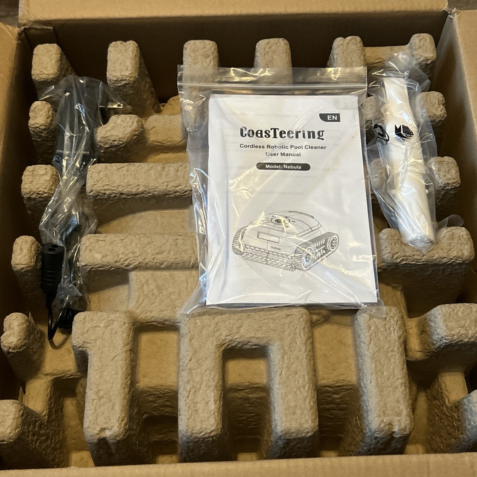 CoasTeering SP5 Cordless Robotic Pool Cleaner Nebula Clean Up To 3229sqft 180min