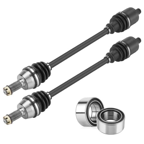 Front CV Axle & Wheel Bearing Kit for Polaris 2010-2017 2*Front Axles+bearings