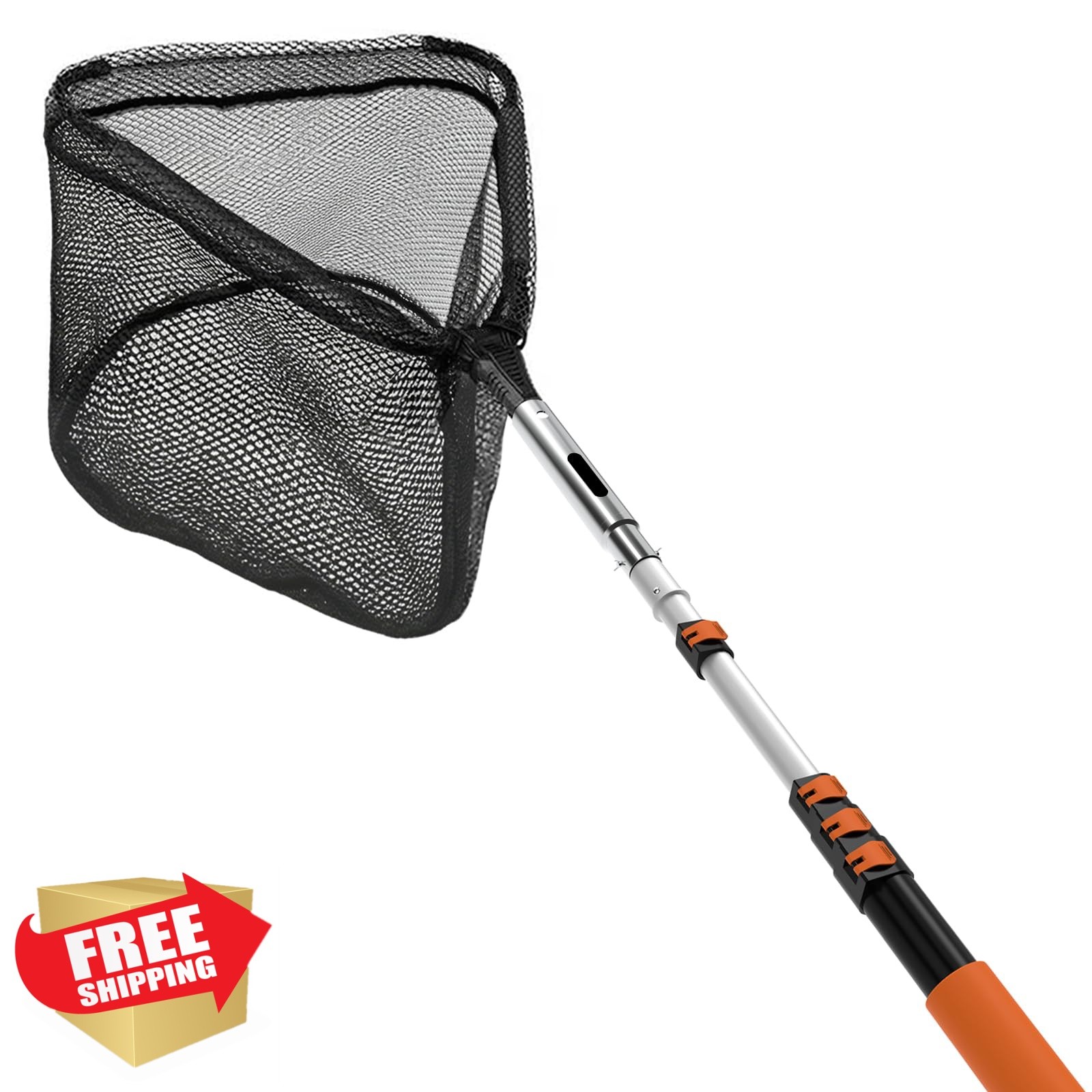 SISUPASSIE 20FT Pool Skimmer Net with Pole