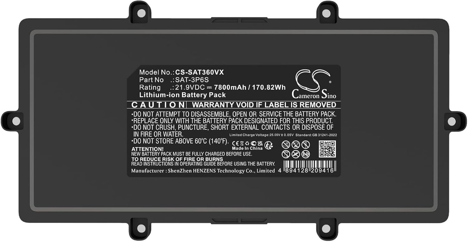 2 pcs Replacement Battery for Seauto SAT-3P6S, Smart Robotic Pool Cleaner