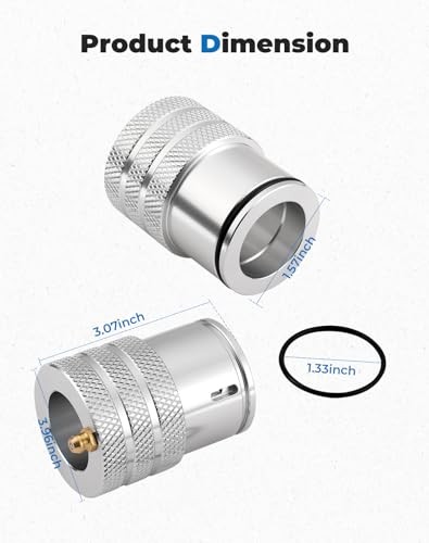 44mm Front Rear Wheel Bearing Greaser, Aluminum UTV Wheel Bearing Grease Tool