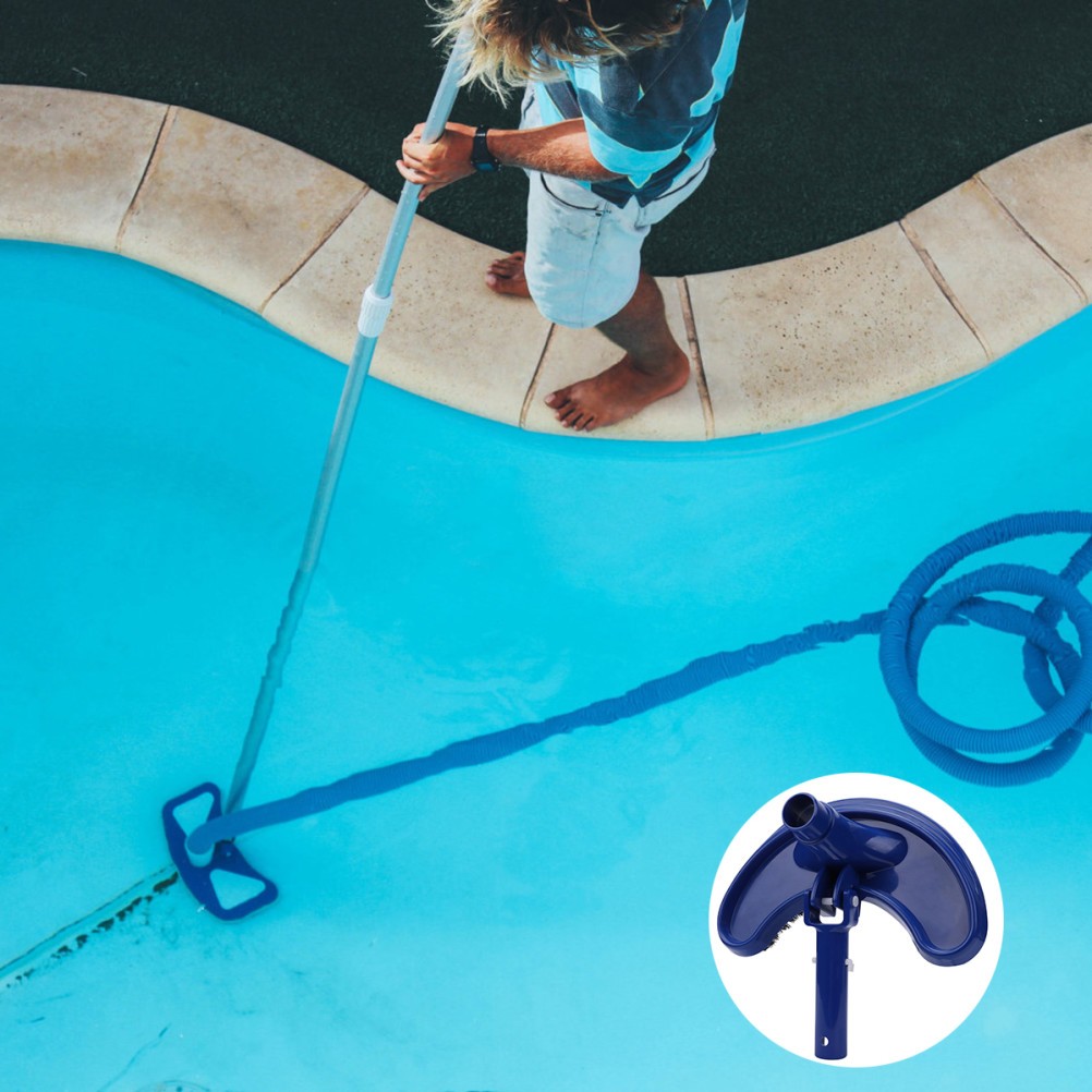 1Pcs Reusable ABS Plastic Swimming Pool Suction Head Cleaning Tool Blue