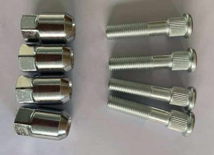 Front Rear Wheel Stud Bolt 7519792 Lug Nuts Replacement 85-1110 for Polaris