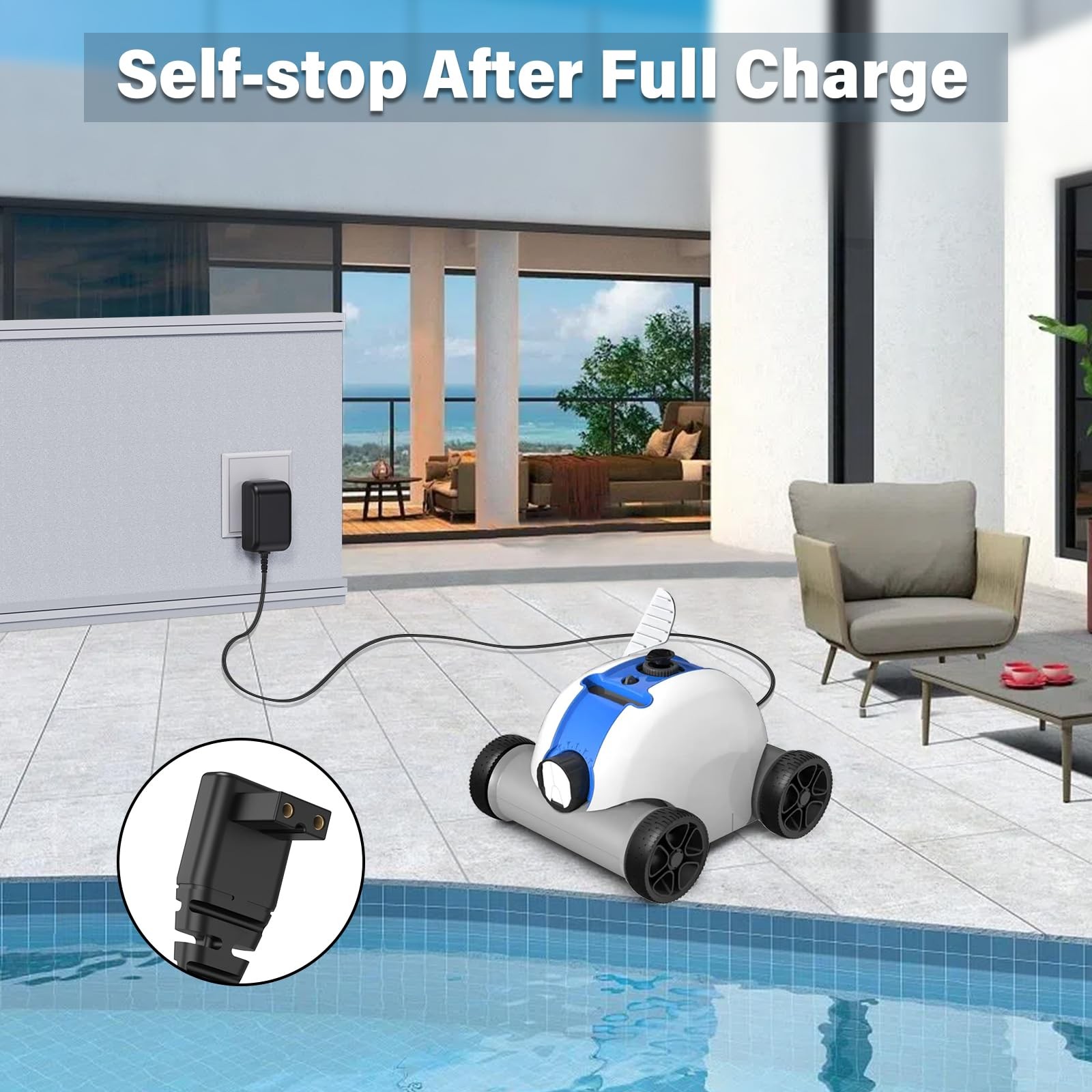 12.6V for Paxcess HJ1103J HJ1103 Cordless Automatic Robotic Swimming Pool…