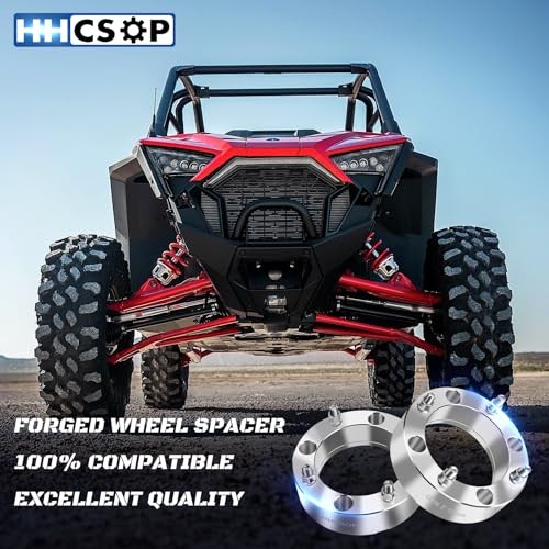 4×156 2&Prime; ATV Wheel Spacers for Polaris RZR 900 2015-2017 – Silver