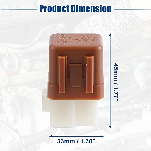 Pack of 2 Brown Car Motor Relay Replacement Fits for Nissan Titan